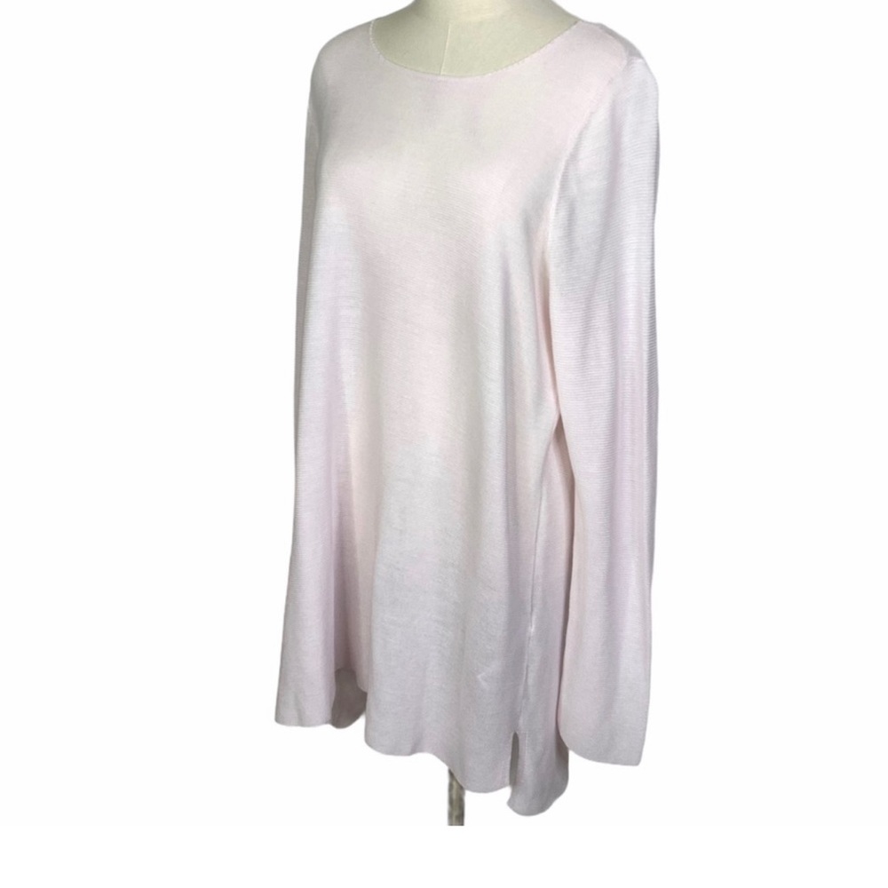 Eileen Fisher XL Waffle Knit Pullover Top 2000 - Picture 2 of 8
